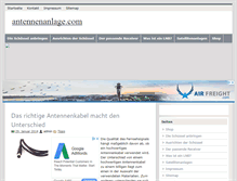 Tablet Screenshot of antennenanlage.com